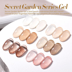 6 Colors Jelly Gel Set Secret Garden 7ml Gel Nail Polish BORN PRETTY