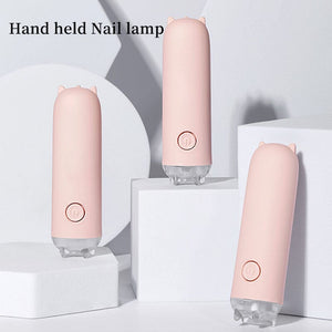 White Handheld Nail Lamp 3W Tools & Accessories No Brand