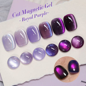 Purple Collection Cat Magnetic Gel Polish 10ml Gel Nail Polish BORN PRETTY