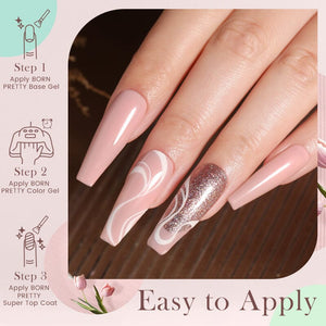 Silky White Series Gel Polish 10ml CG012 Gel Nail Polish BORN PRETTY