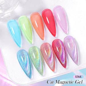 Iridescent Cat Magnetic Gel 10ml Gel Nail Polish BORN PRETTY
