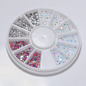 Resin Rhinestones Nail Wheel Decoration DIY Nails BORN PRETTY