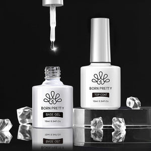 3pcs Set (Base Gel, Super Top Coat, Matte Top Coat) 10ml Gel Nail Polish BORN PRETTY