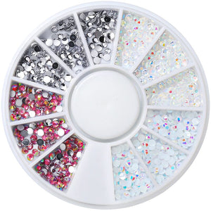 Resin Rhinestones Nail Wheel Decoration DIY Nails BORN PRETTY