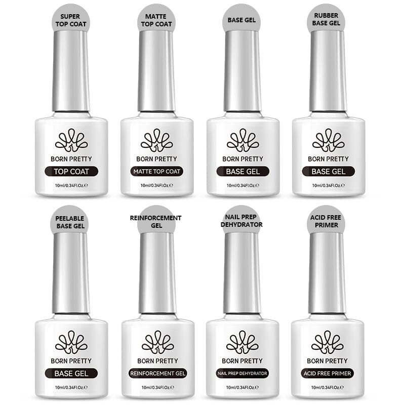 Function Gel 10ml (Base Top Coat Reinforcement Gel Dehydrator Primer) Gel Nail Polish BORN PRETTY
