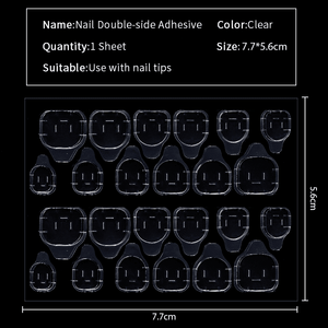 5pcs Clear Double-side Adhesive Tools & Accessories BORN PRETTY