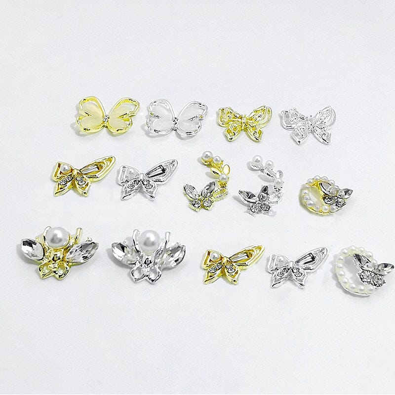 Butterfly Opal Pearly Alloy Nail Decoration Nail Decoration BORN PRETTY