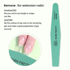 Washable Nail File Tools & Accessories BORN PRETTY Washable File 100/180