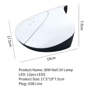 36W UV LED Nail Lamp Dryer Tools & Accessories BORN PRETTY
