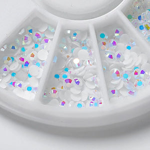 Resin Rhinestones Nail Wheel Decoration DIY Nails BORN PRETTY