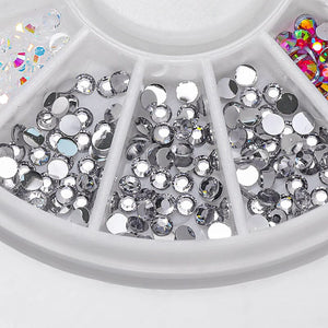 Resin Rhinestones Nail Wheel Decoration DIY Nails BORN PRETTY