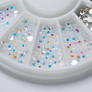 Resin Rhinestones Nail Wheel Decoration DIY Nails BORN PRETTY