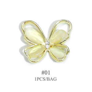 Butterfly Opal Pearly Alloy Nail Decoration Nail Decoration BORN PRETTY 01