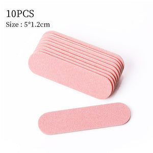 10pcs Pink Mini Nail Files Nail Tools BORN PRETTY