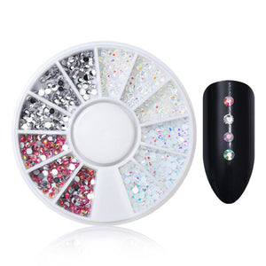 Resin Rhinestones Nail Wheel Decoration DIY Nails BORN PRETTY
