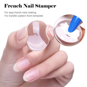 Transparent Nail Stamper with Scraper nail stamping BORN PRETTY