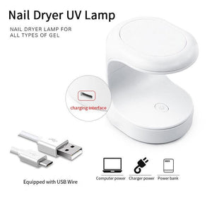 Mini Nail Dryer UV Lamp 16W Tools & Accessories BORN PRETTY