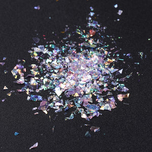 1 Box Irregular Aluminum Foil Paper Nail Art Sticker 02 DIY Nails BORN PRETTY