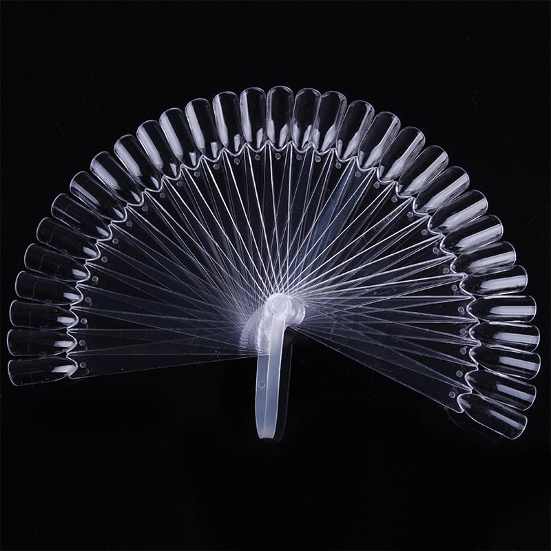 32Pcs Transparent Fan Display Nail Tips Tools & Accessories BORN PRETTY