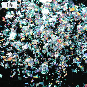 Aurora Glitter Chameleon Sequins Nail Powder BORN PRETTY 1