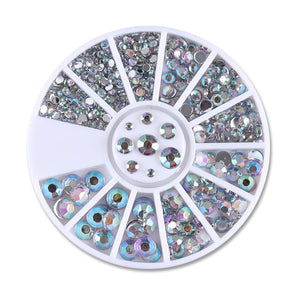 Nail Rhinestones in Wheel 3D Nail Decoration DIY Nails BORN PRETTY