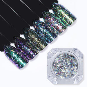 Aurora Glitter Chameleon Sequins Nail Powder BORN PRETTY