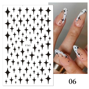 3D Nail Stickers Valentine's Day Love Heart Design Nail Tools BORN PRETTY 06