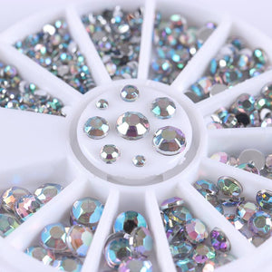 Nail Rhinestones in Wheel 3D Nail Decoration DIY Nails BORN PRETTY