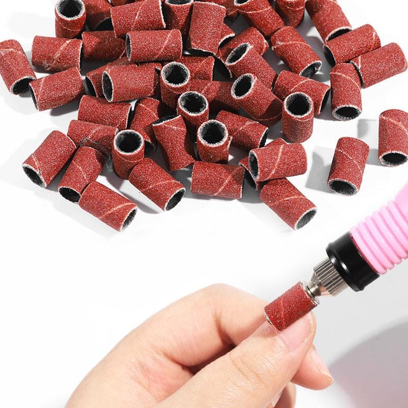Nail Drill Bits Sanding Band 100Pcs Tools & Accessories BORN PRETTY