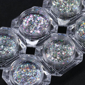 Aurora Glitter Chameleon Sequins Nail Powder BORN PRETTY