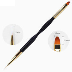 Double Head Nail Brush Tools & Accessories BORN PRETTY 01