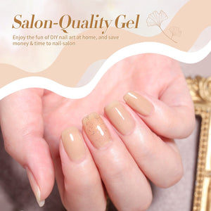 Jelly Nude Gel 6 Colors 10ml Gel Nail Polish BORN PRETTY