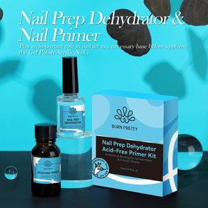Natural Nail Prep Dehydrator Nail Primer 15ml Gel Nail Polish BORN PRETTY