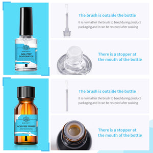 Natural Nail Prep Dehydrator Nail Primer 15ml Gel Nail Polish BORN PRETTY