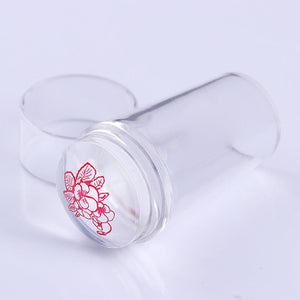 Transparent Jelly Stamper with Nail Scraper Stamping Nails BORN PRETTY