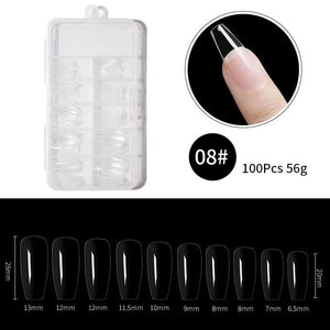 100Pcs/Box Transparent Nail Tips Tools & Accessories BORN PRETTY 08