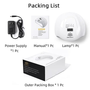 54W Nail Dryer UV LED Nail Lamp Machine Nail Tools BORN PRETTY