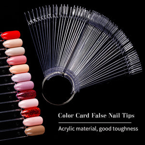 Transparent - 50pcs False Nail Tips for Display Tools & Accessories BORN PRETTY