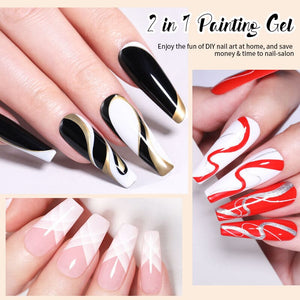2 In 1 Painting Gel Gel Nail Polish BORN PRETTY