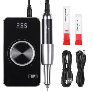 Portable Nail Drill Machine Rechargeable Electric Nail Drill 35000RPM Nail Tools BORN PRETTY