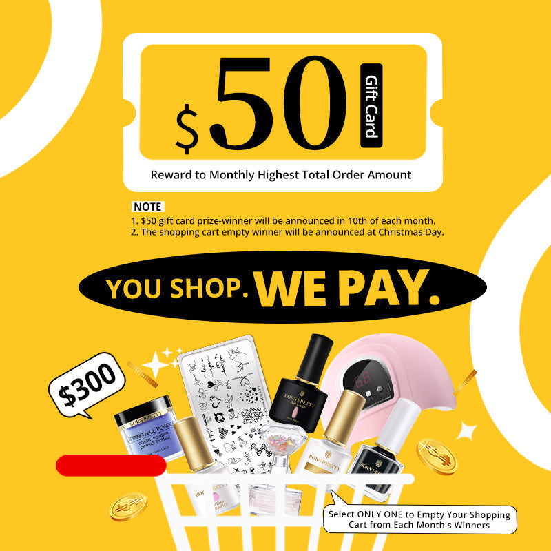 How to get born pretty’s gift card?