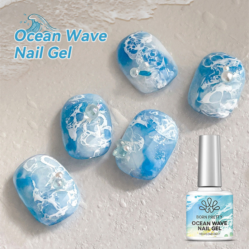 Cat Magnetic Gel MY77 Flowing Light White 10ml Gel Nail Polish BORN PRETTY 
