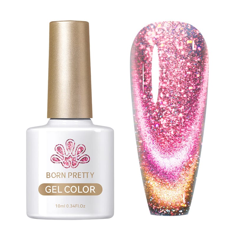 Reflective Glass Cat Magnetic Gel 10ml RG01 Gel Nail Polish BORN PRETTY 