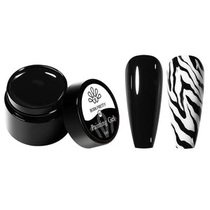2 in 1 Painting Gel 5ml Black Gel Nail Polish BORN PRETTY 