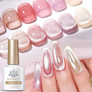 Super Shine Cat Magnetic Gel Jelly Nude Gel 10ml Gel Nail Polish BORN PRETTY 