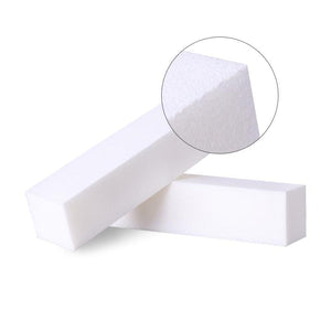 White Nail Buffer Sanding Block Nail Tools BORN PRETTY 