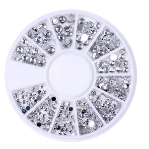3D Nail Rhinestones in Wheel DIY Nails BORN PRETTY 