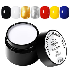 PRO Painting Nail Gel 5ml Gel Nail Polish BORN PRETTY 7 Colors 
