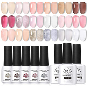 [US ONLY] 21Pcs Jelly Gel Polish Set Kits & Bundles BORN PRETTY 