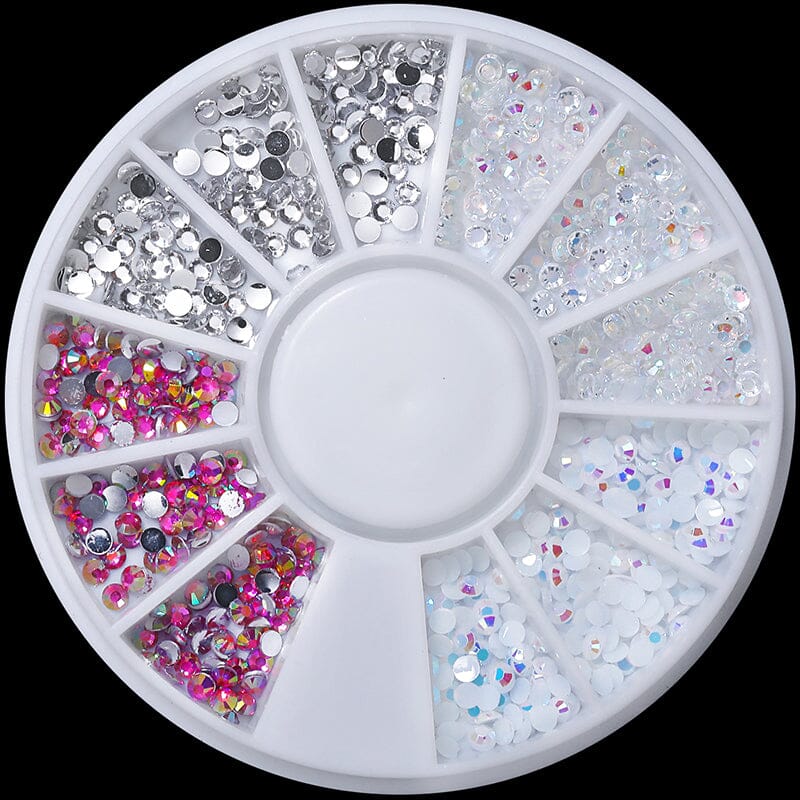 Resin Rhinestones Nail Wheel Decoration DIY Nails BORN PRETTY 